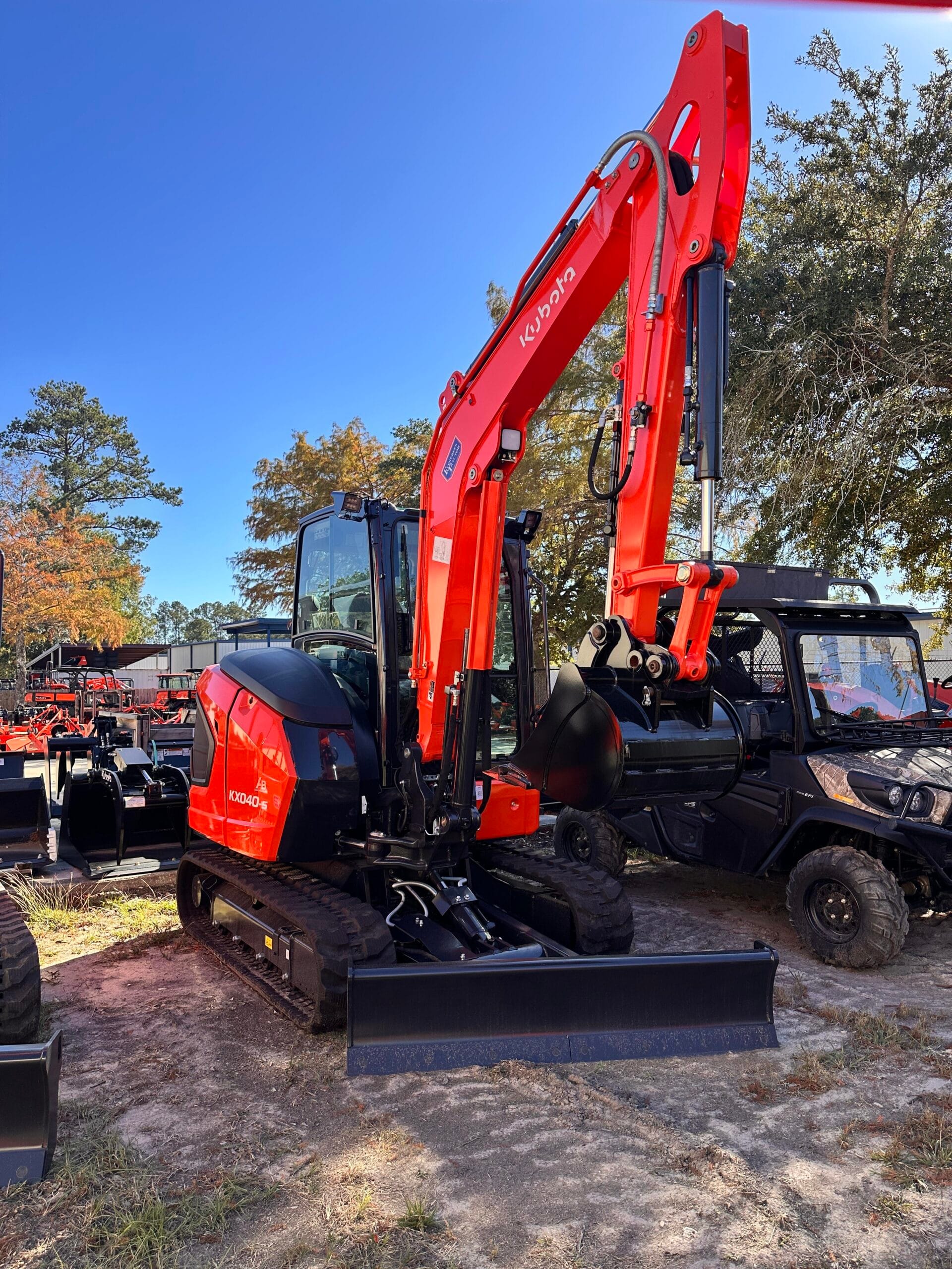 Kubota KX040-5 Cab Compact Excavator