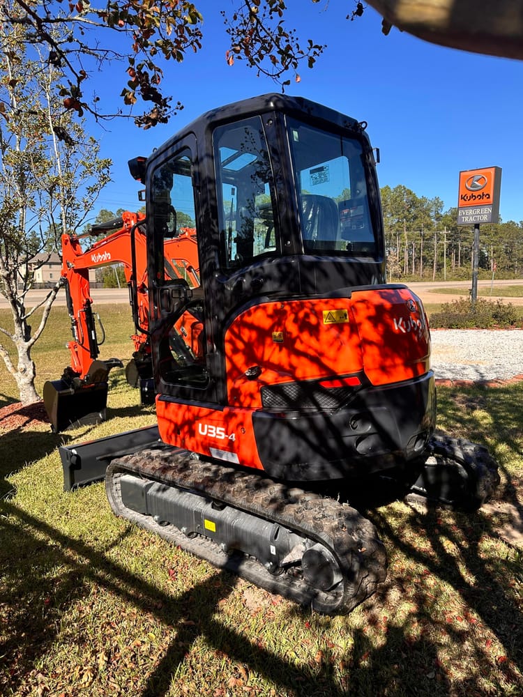 Kubota U35-4 Cab Compact Excavator