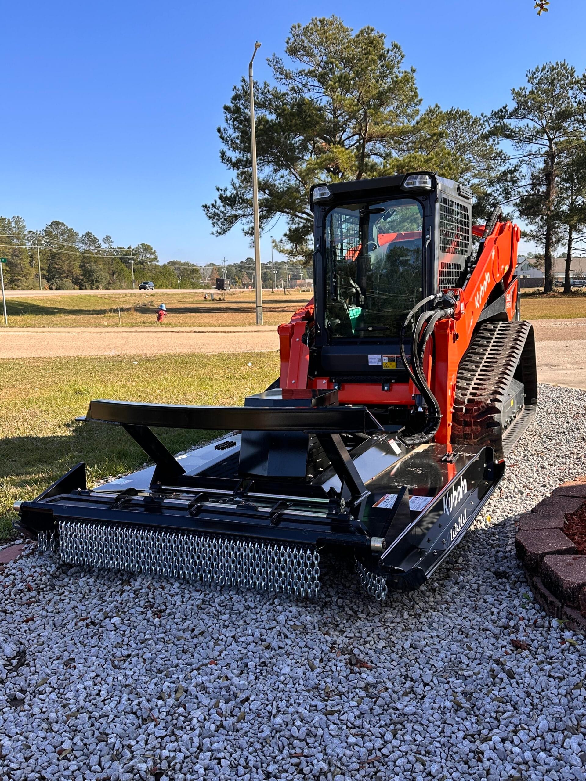 Kubota SVL97-3 Track Loader With Mulch Cutter