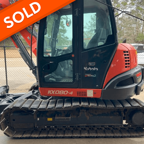2021 Kubota KX080-4 Excavator-Mini For Sale