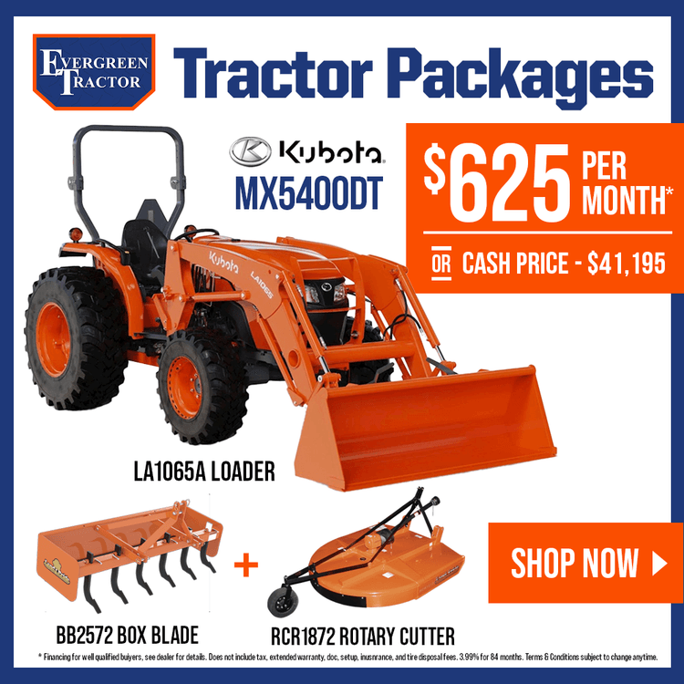 Kubota MX5400DT Tractor Package Deal